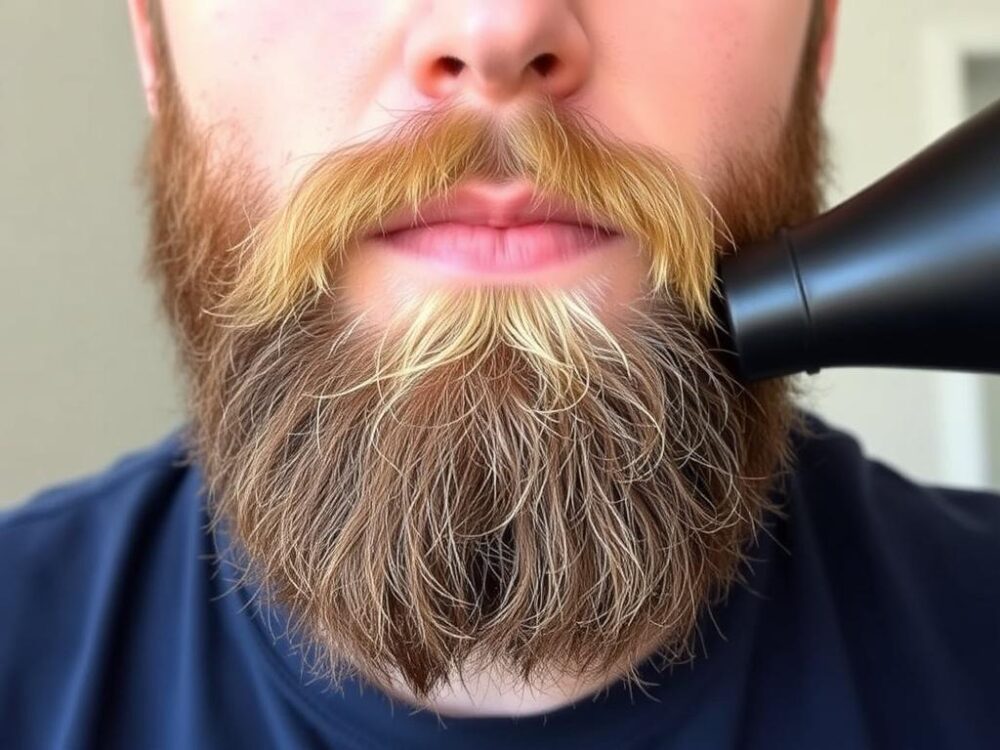Как сушить бороду без фена: безопасные методы