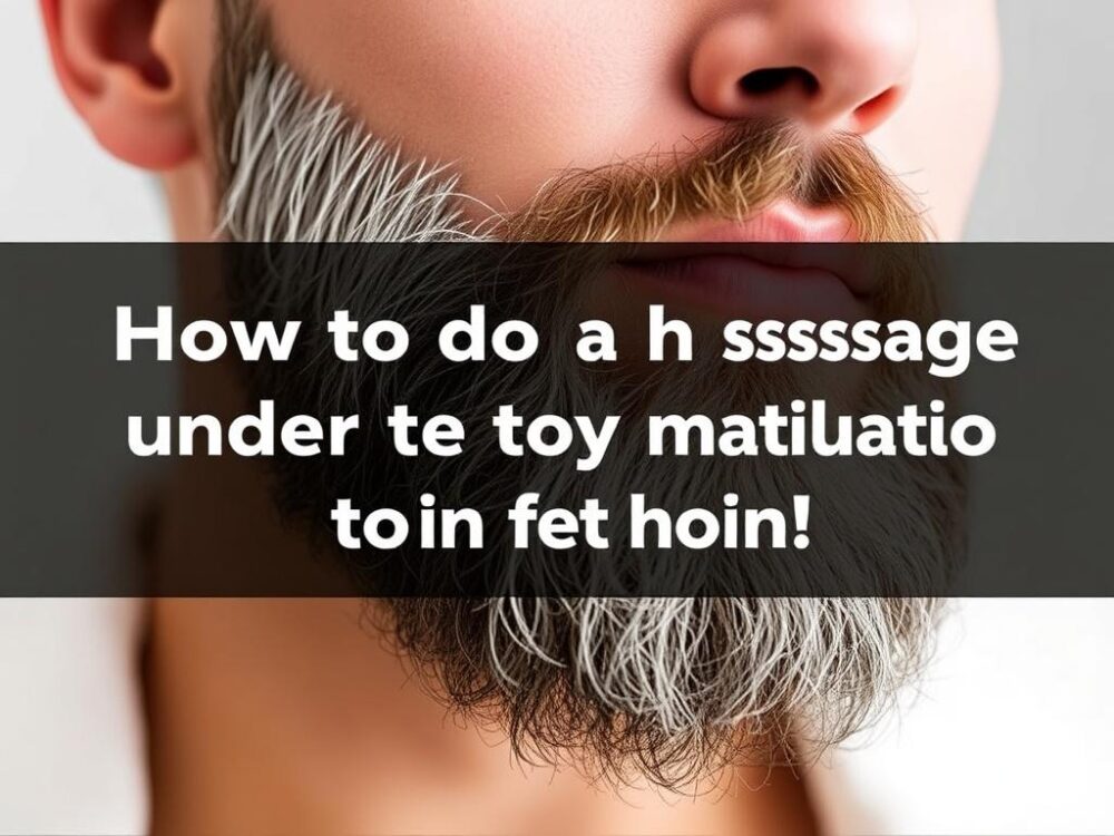 Как сделать массаж кожи под бородой для стимуляции роста: секреты внимательного подхода